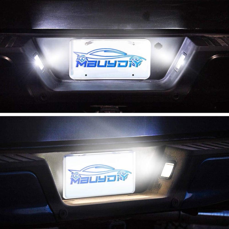 MbuyDIY LED License Plate Light Lamp Assembly Compatible with 2015-2020 F150 17-20 Raptor Clear Lens 6000K White, Pack of 2 - Image 5
